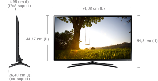 Un televizor 3D la un pret corect: Samsung 32F6100 televizor led 3d samsung 32f6100