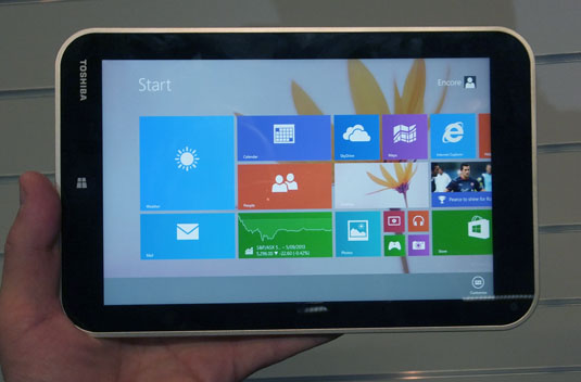 ENCORE, prima tableta de 8″ cu Windows 8 de la TOSHIBA toshiba encore windows tablet