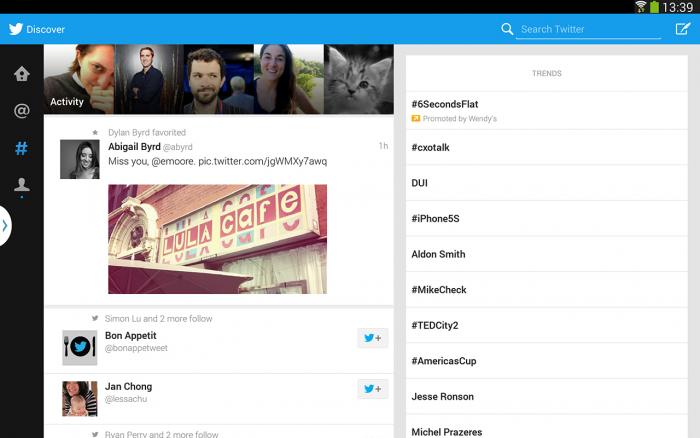 Twitter va avea o aplicatie optimizata si pentru tablete Samsung screenshot marty replaced2