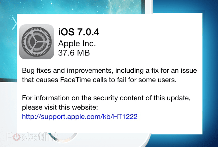 Actualizarea Apple iOS 7.0.4 este disponibila apple ios 7.0.4