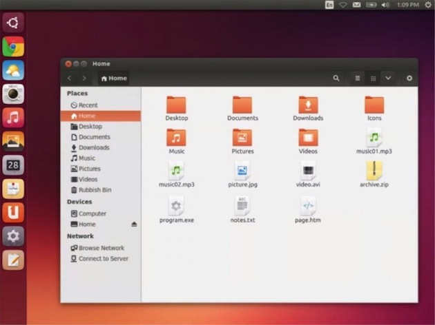 ubuntu new icons screenshot