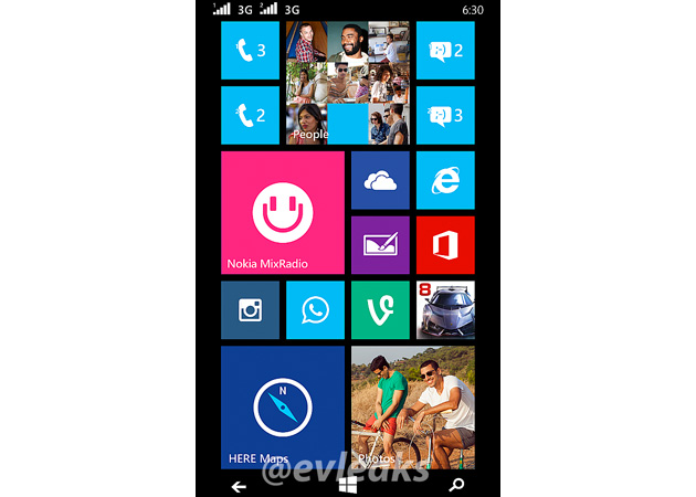 Nokia dezvolta un telefon dual-SIM cu Windows Phone nokia moneypenny screen leak