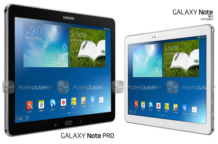 In 2014 Samsung lanseaza doua serii de tablete: Lite si Pro note pro