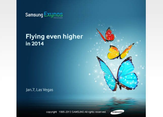 samsung exynos teaser ces 2014