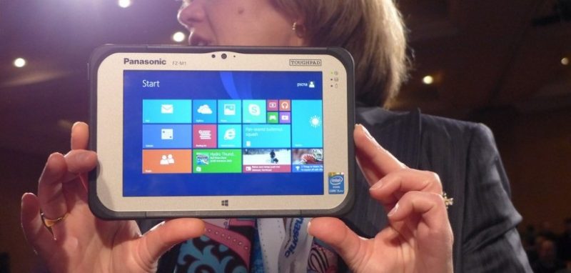 Panasonic prezinta tableta Toughpad FZ-M1 cu Windows 8.1 Pro panasonic toughpad