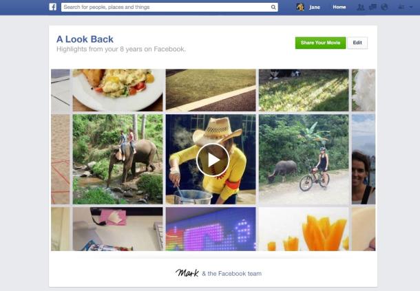 News Feed Look Back