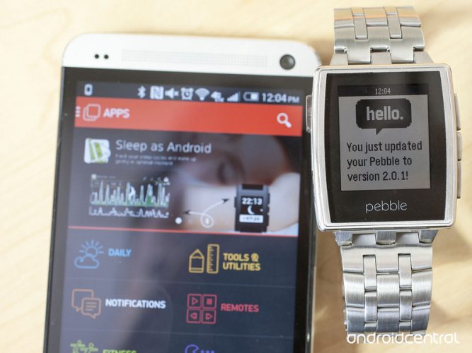 Pebble 2.0 primeste o actualizare de stabilitate pentru Android pebble 20 official