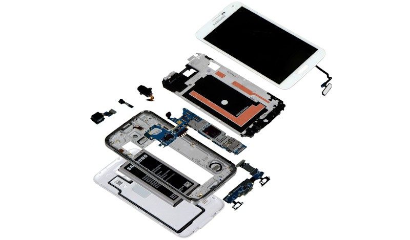 Care este costul de productie al Samsung Galaxy S5? componente samsung galaxy s5