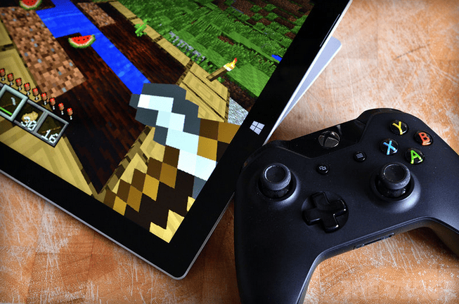 Consola Minecraft
