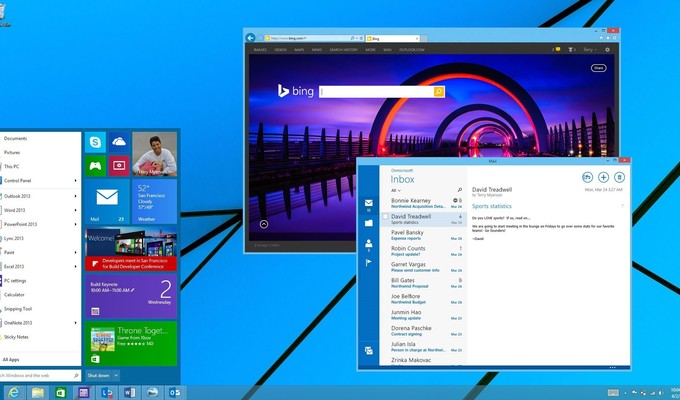 Centrul de notificari al Windows 9 apare intr-un video centru notificari windows 9