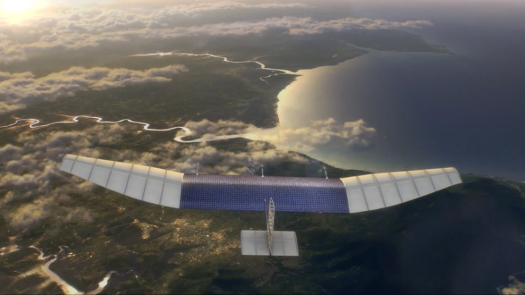 Facebook va incepe testarea dronelor WiFi de anul viitor drona facebook