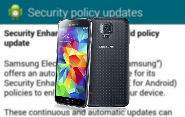 Cum sa rezolvam bugul actualizarii Politicii de securitate Samsung Galaxy samsung galaxy security policy update1