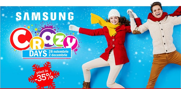 eMag aduce o perioada de reduceri la produsele Samsung emag samsung crazy days