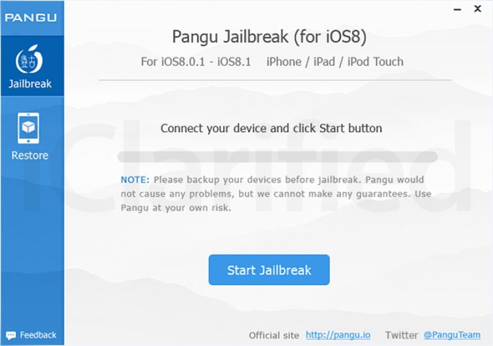 Utilitatea Jailbreak Pangu pentru iOS 8 a fost lansata pangu jailbreak ios 8