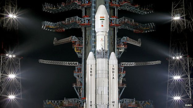 India lanseaza cea mai mare racheta a sa cu o capsula pentru echipaj Geosynchronous Satellite Launch Vehicle