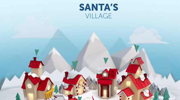 Stiati ca puteti urmari calatoria lui Mos Craciun cu ajutorul NORAD? satul lui mos craciun de la polul nord norad