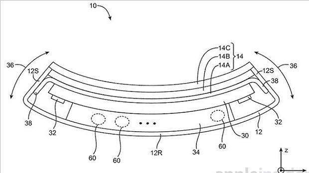 Apple intentioneaza sa produca iPhone-uri flexibile Brevet Apple, dispozitive flexibile