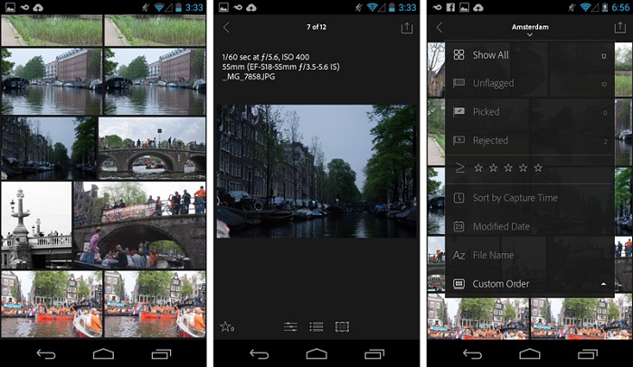 Adobe a lansat aplicatia Lightroom pentru Android Adobe Lightroom Android