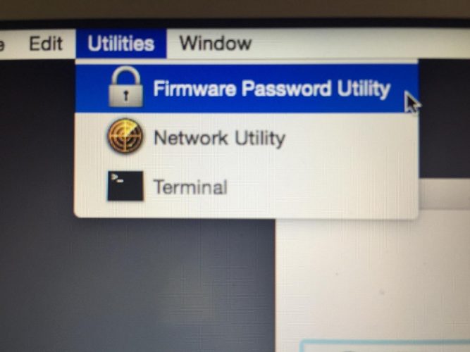 Securitate sumplimentară pentru dispozitivele OS X Mac Utilities