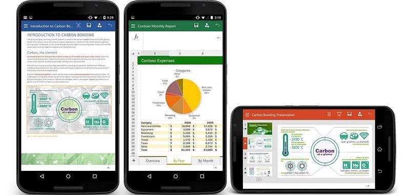 Microsoft Word, Excel și PowerPoint sunt disponibile pe Android Microsoft Office Android