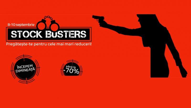 Iureșul reducerilor: eMag Stock Busters între 8-10 Septembrie eMag Stock Busters