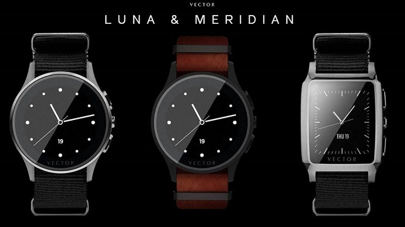 Vector Watch Luna si Meridian