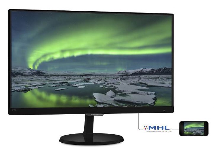 Monitoarele de la AOC și Philips au succes în Europa Monitor Philips 237e7qdsb MHL