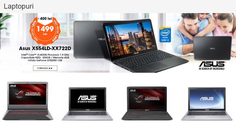 Cel.ro taie preturile la laptopuri în această perioadă Oferta laptop-uri Cel.ro