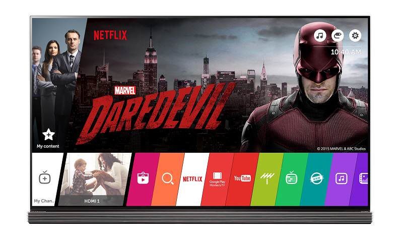 NetFlix pe un Smart TV LG