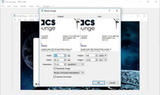 nomacs redimensionare imagine