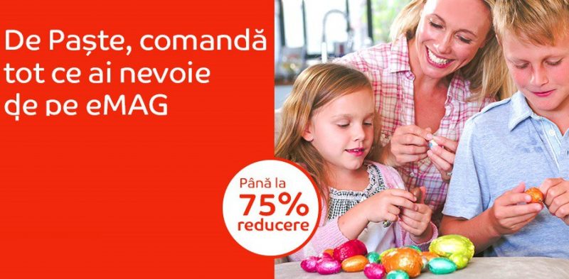 Oferta de Paște de la eMag aduce reduceri de până la 75% Oferta de Paște de la eMag