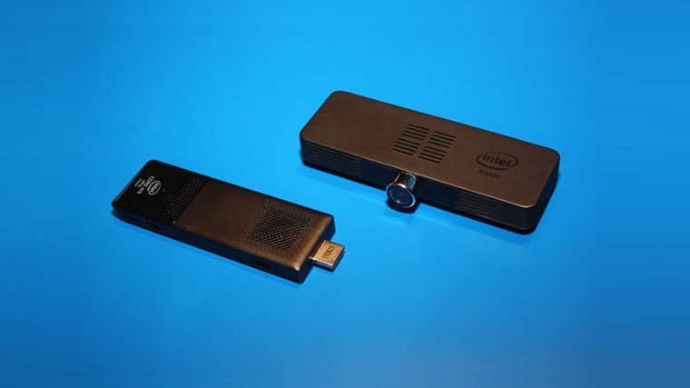 Intel Compute Stick cu camera RealSense