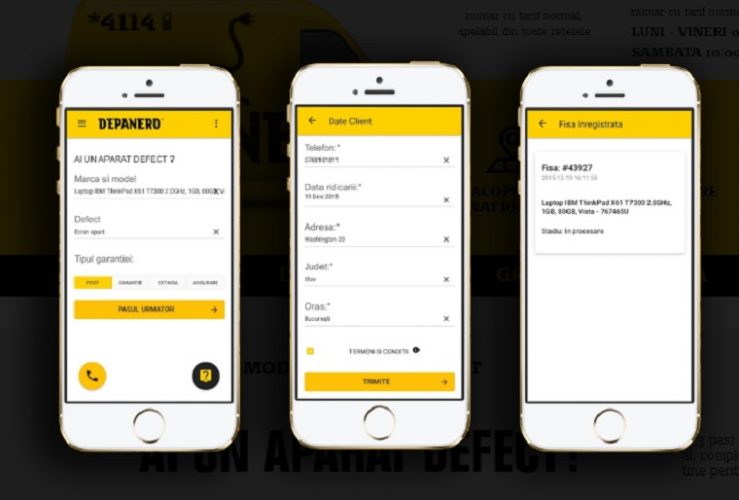 Depanero a lansat o aplicație mobilă pentru iOS și Android Aplicație Depanero