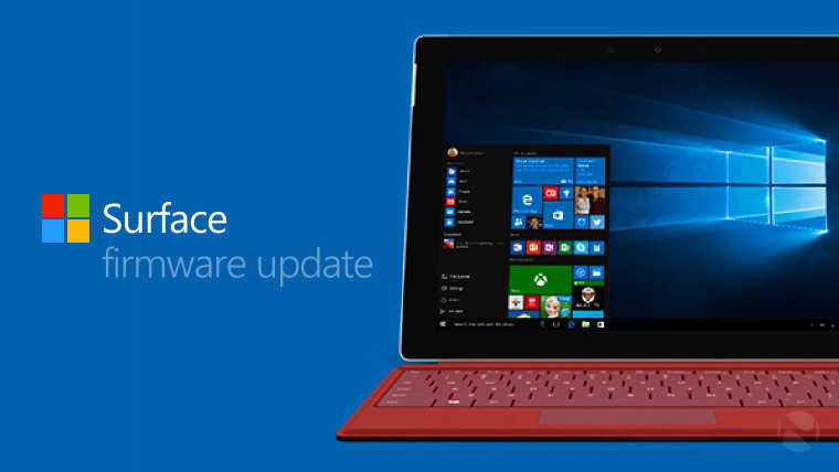 Update firmware Surface 3