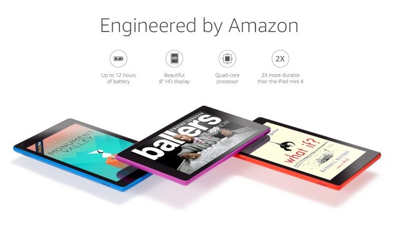 Amazon a lansat noua tabletă Fire HD 8 cu Fire OS 5.4 Amazon Fire HD 8 2016