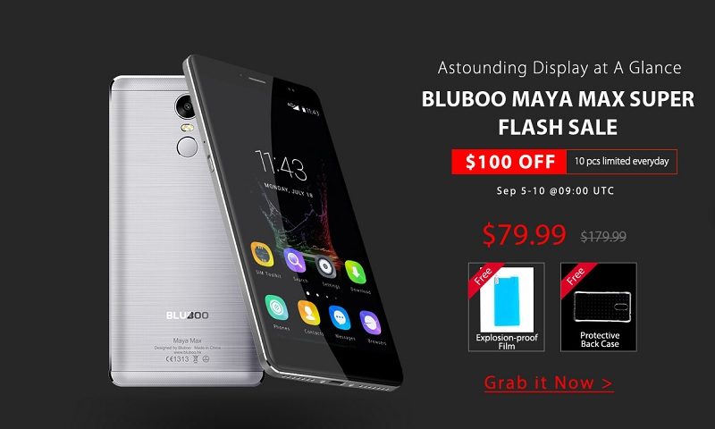 Buboo Maya Max disponibil la preț redus la Gearbest Oferta Bluboo Maya Max la Gearbest in Septembrie 2016