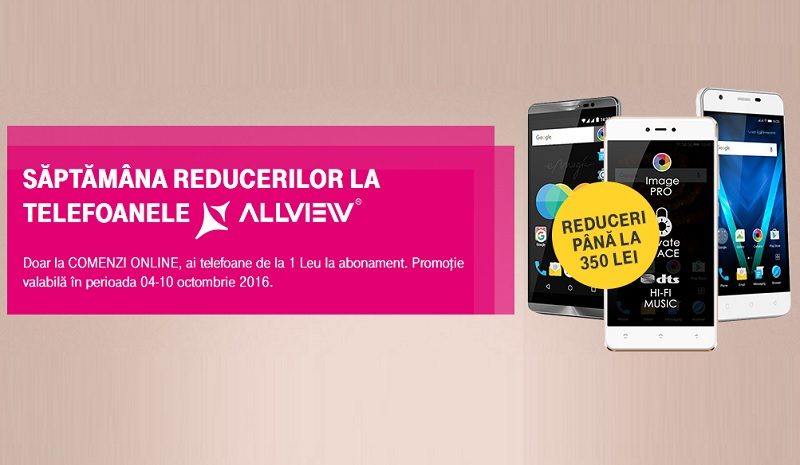 Reduceri la telefoanele Allview de la Telekom Promotie Allview la Telekom