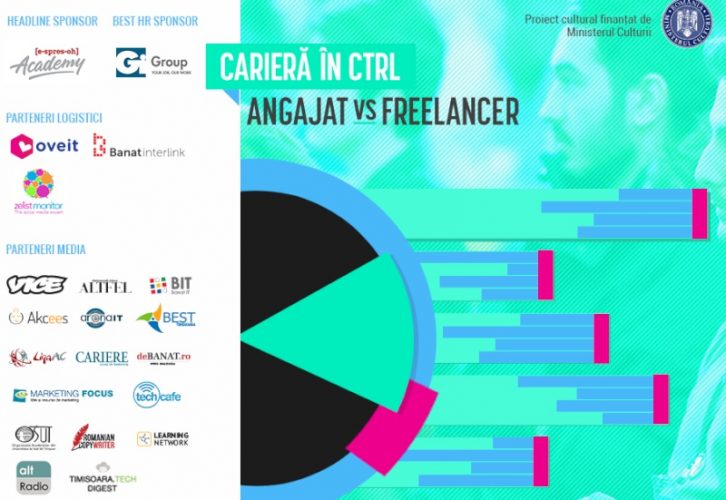 Angajat sau freelancer? La Carieră în Ctrl, tinerii au aflat ce li se potrivește Angajat vs. Freelancer la Cariera in Ctrl 2016