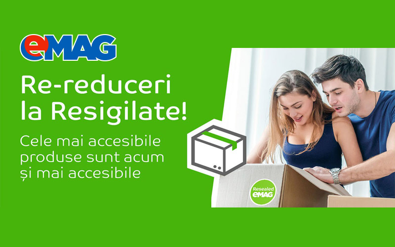 Reduceri la resigilate la eMag