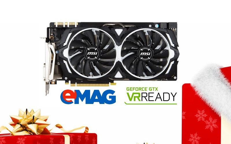 Cumpără o placă video nouă la preț bun de la eMag MSI GeForce GTX 1070VR Ready eMag