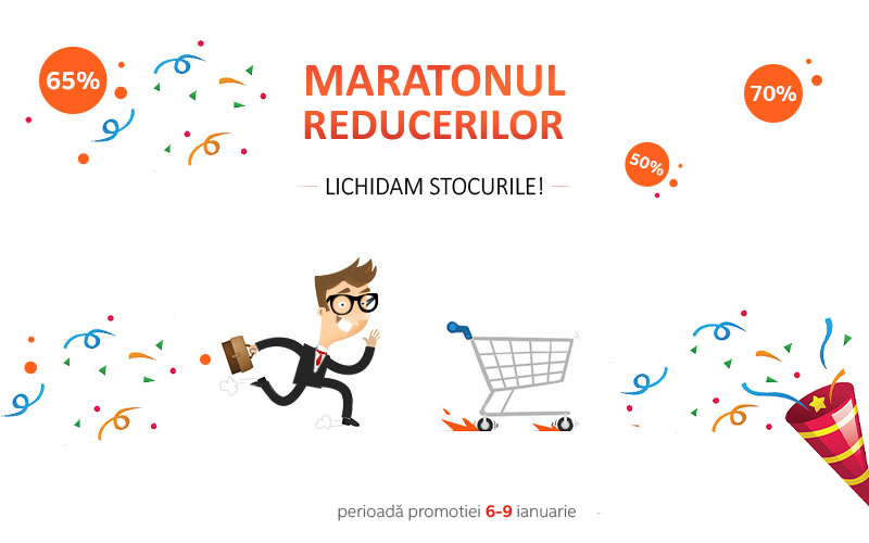 Cel.ro are 3 zile cu reduceri de până la 70% Maratonul reducerilor la Cel.ro