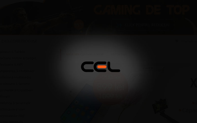 La Cel.ro sunt reduceri la componente și periferice pentru PC Reduceri gaming la Cel.ro