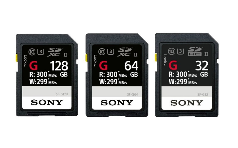 Sony lansează cele mai rapide carduri de memorie SD Cardurile de memorie Sony SF-G