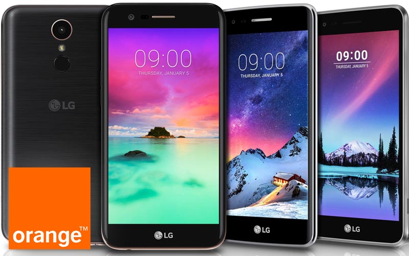 LG K10 2017 la Orange