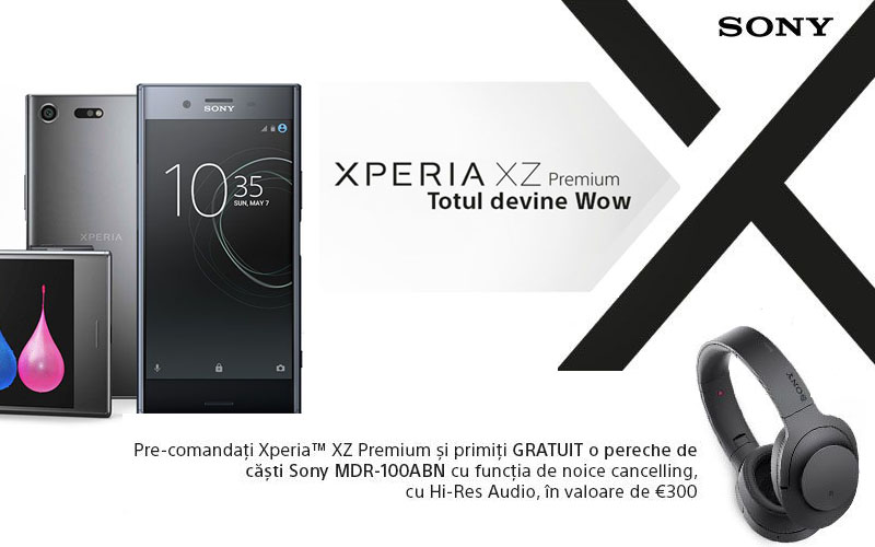 Sony Xperia XZ Premium este disponibil la precomandă la Cel.ro Sony Xperia XZ Premium