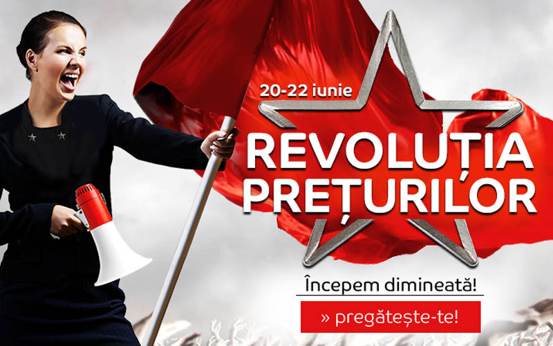 Revoluția Prețurilor de la eMag aduce reduceri de până la 50%! Revoluția Prețurilor de la eMag