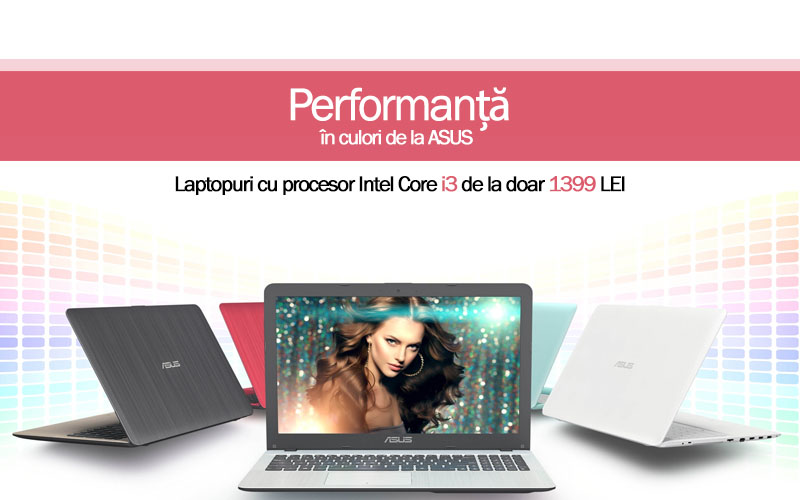 Cel.ro are reduceri bune pentru laptop-urile Asus din promoție Promotie laptop Asus de la Cel.ro