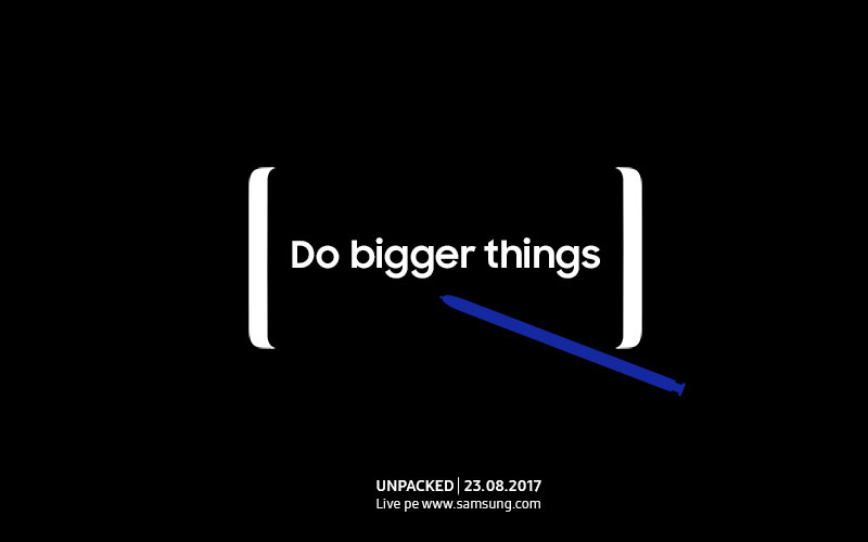 Samsung Galaxy Note 8 va fi lansat 23 August Unpacked