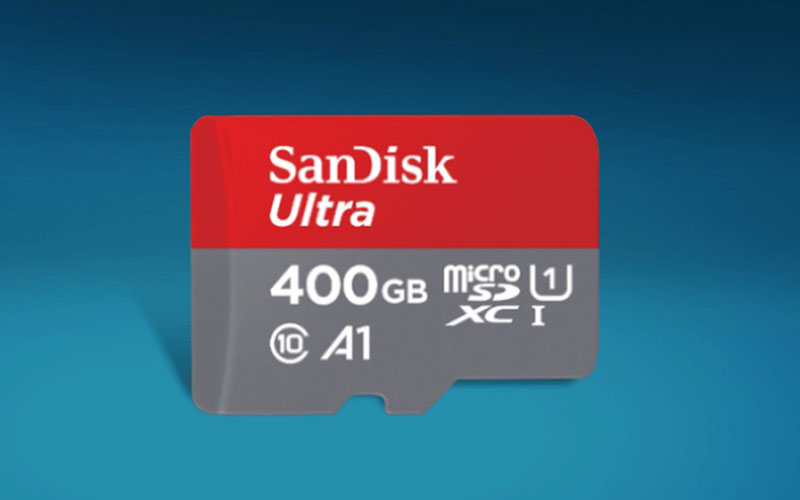 Cad microSD de 400GB de la SanDisk