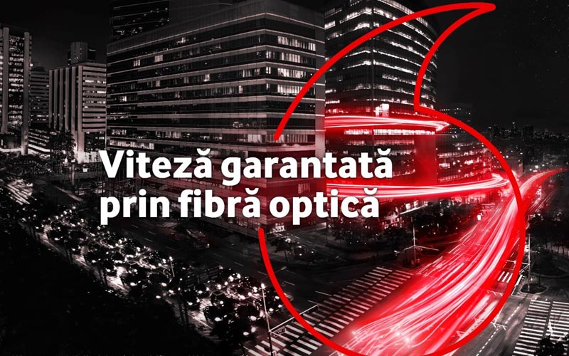 Vodafone oferă companiilor internet prin fibră optică Internet prin fibra de la Vodafone